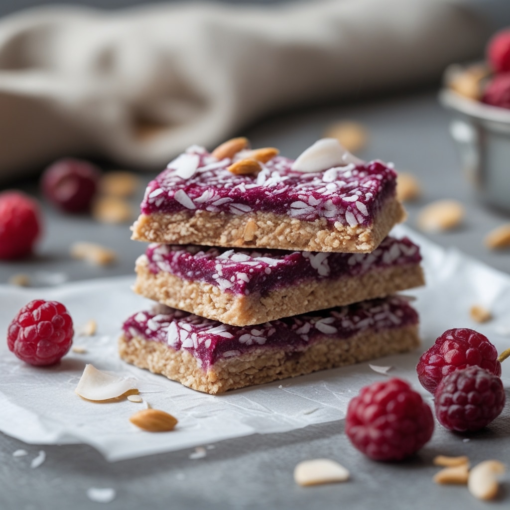Boysenberry Coconut Protein Energy Bars
