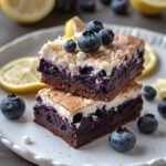 High Protein Blueberry Lemon Cottage Cheese Brownies