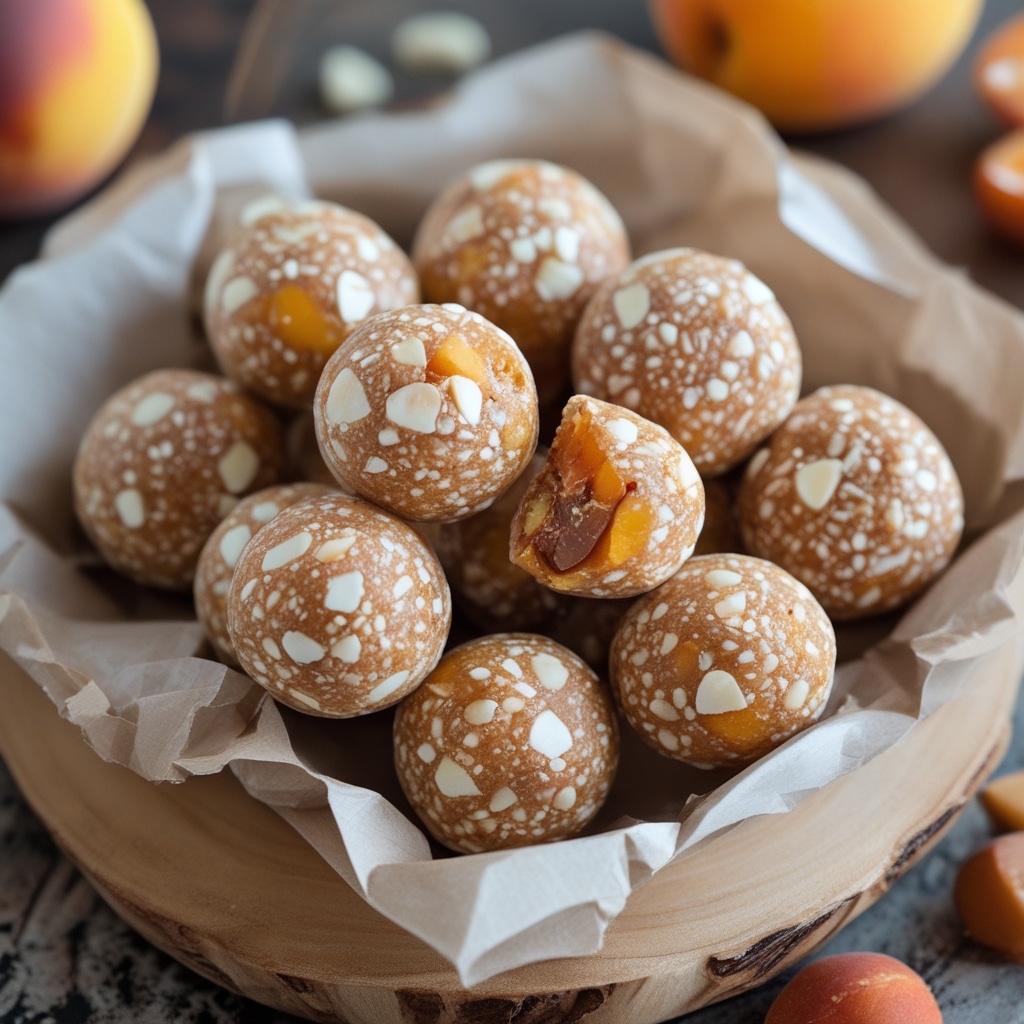 Apricot Macadamia Protein Energy Bites