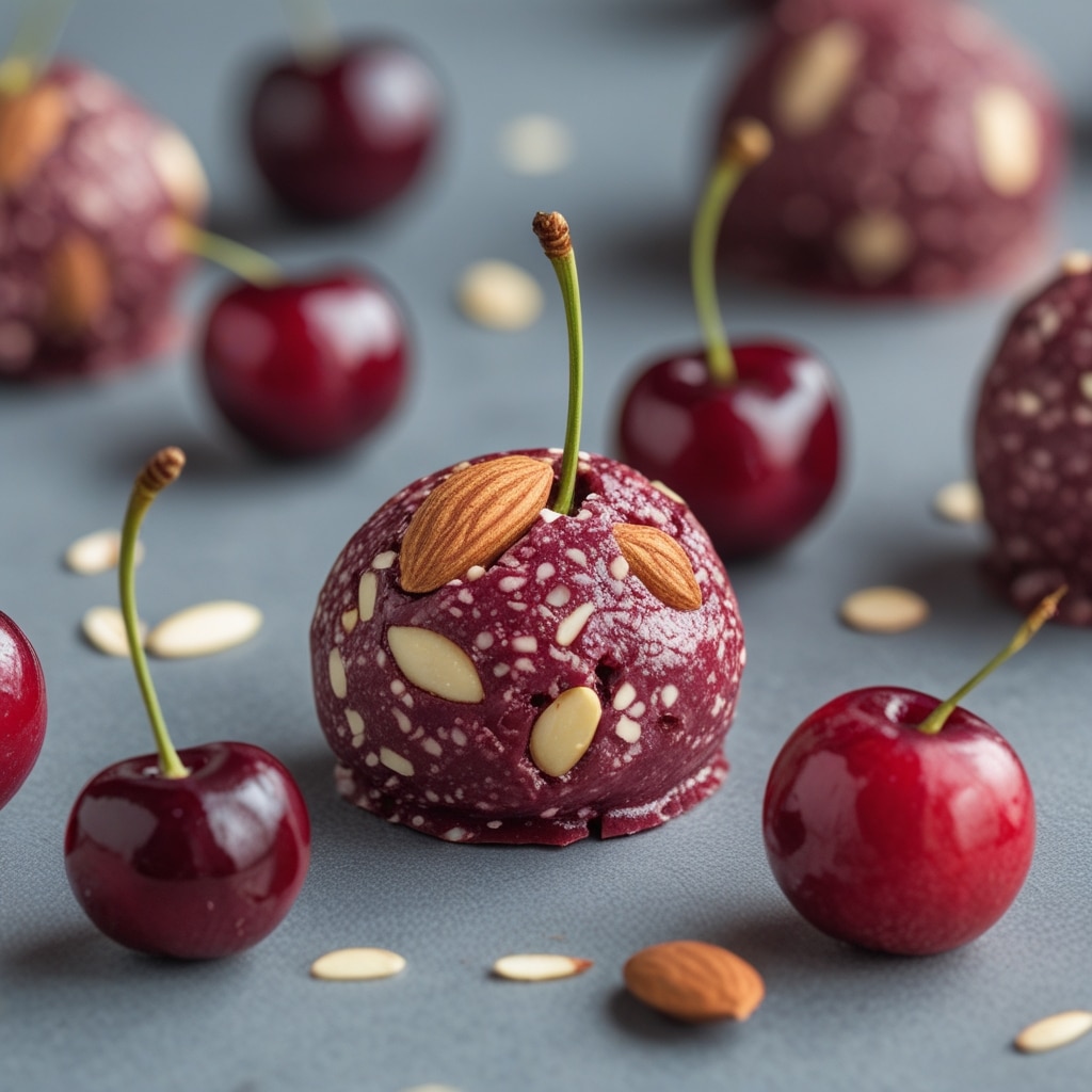 Cherry Almond Protein Bites