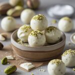 Pistachio White Chocolate Protein Balls