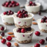 High Protein Cranberry Almond Cottage Cheese Cups