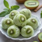 Kiwi Mint Protein Frozen Yogurt Balls