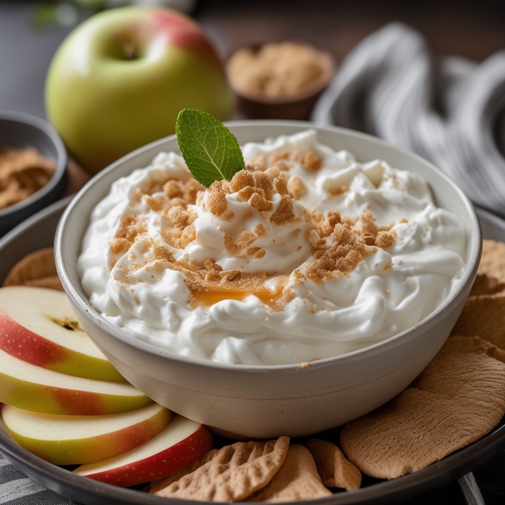 Greek Yogurt Caramel Apple Dip
