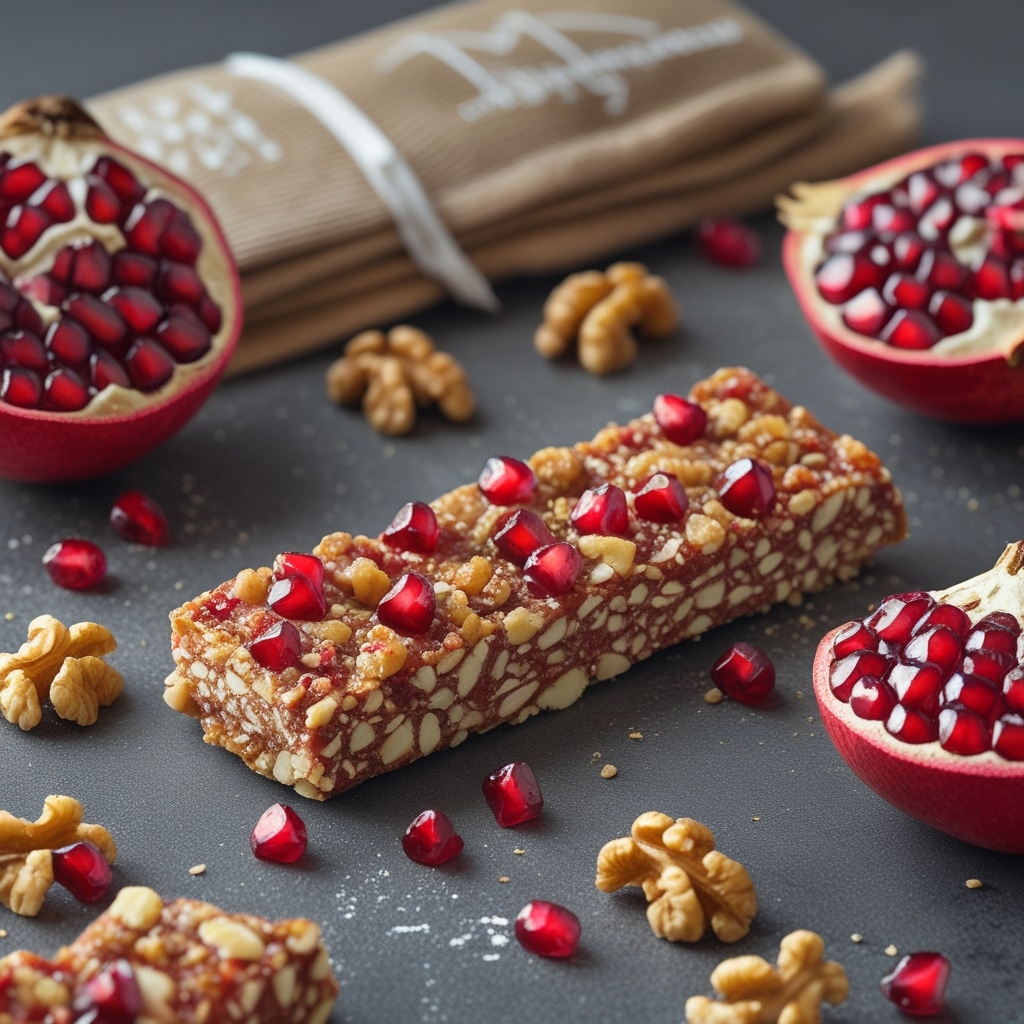 Pomegranate Walnut Protein Energy Bars