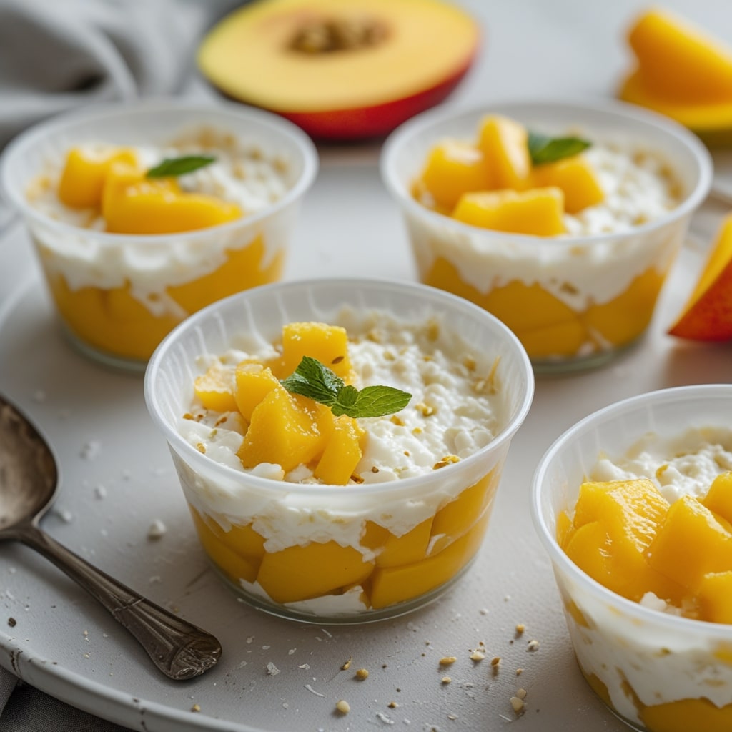 High Protein Mango Cottage Cheese Cups