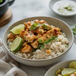 Honey Lime Chicken & Avocado Rice Bowl
