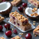 Tart Cherry Coconut Protein Energy Bars