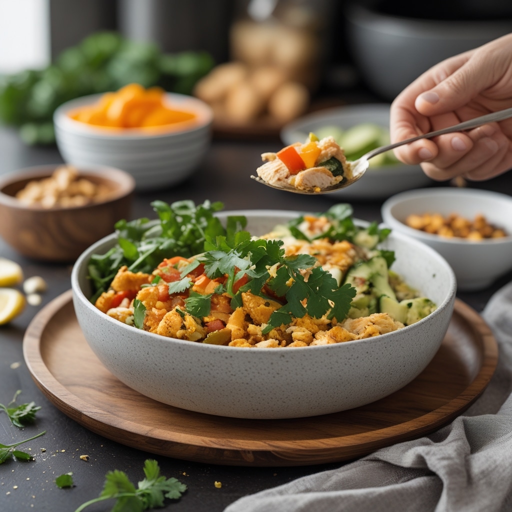 Easy Meal Prep Chicken & Veggie Bowls for School Days