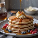 - High Protein Maple Cottage Cheese Pancakes