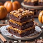 High Protein Pumpkin Spice Cottage Cheese Brownies