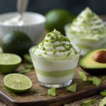 Frozen Avocado Lime Greek Yogurt Cups