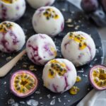 - Frozen Passion Fruit Vanilla Greek Yogurt Bites