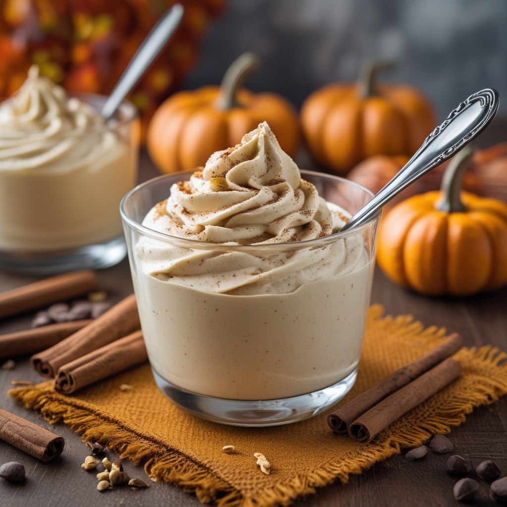 - High Protein Pumpkin Spice Greek Yogurt Mousse