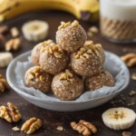 High Protein Banana Walnut Energy Bites