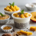 Frozen Mango & Chia Greek Yogurt Cups