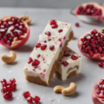Pomegranate Cashew Protein Frozen Yogurt Bars