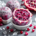 Frozen Dragon Fruit Pomegranate Greek Yogurt Bites