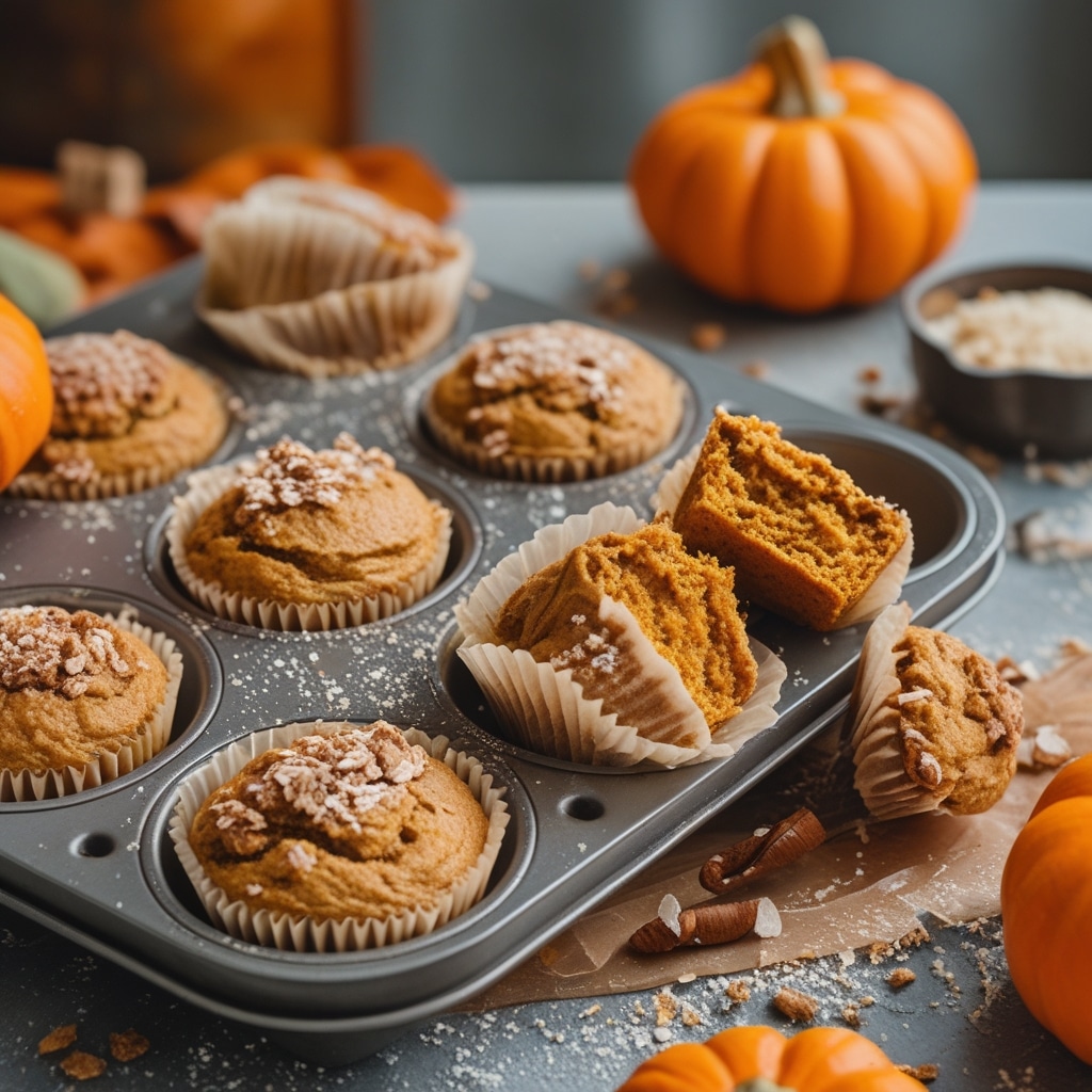Flourless Pumpkin Muffins That Are Soft & Wholesome