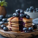 Blueberry Protein Pancakes (High Protein)