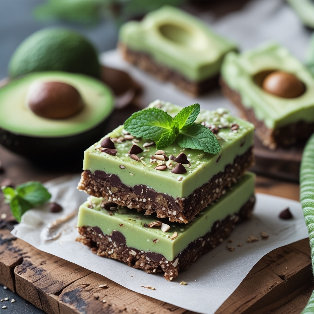Avocado Mint Protein Energy Bars