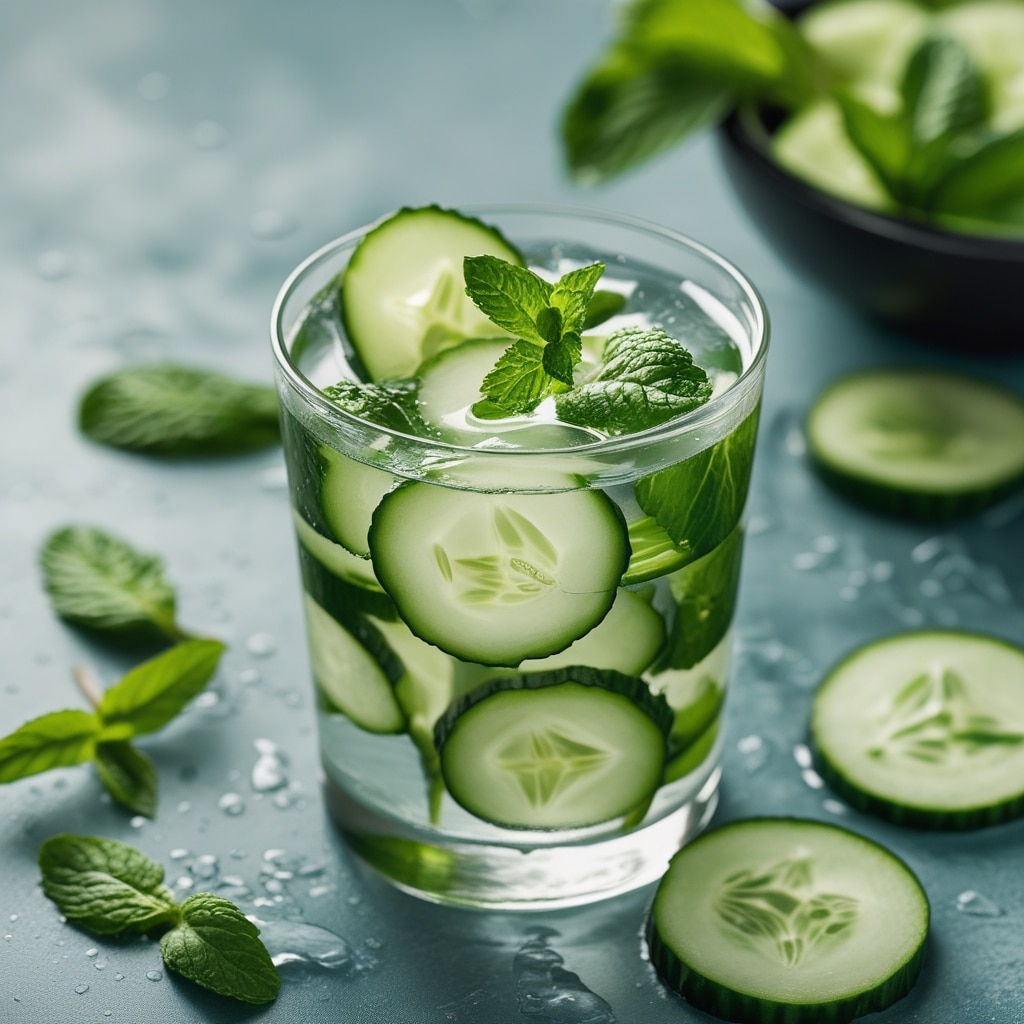 Mint Cucumber Water Detox