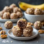Banana Walnut Protein Energy Bites