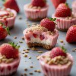 High Protein Strawberry Cheesecake Bites