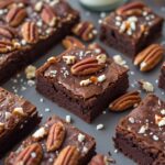 High Protein Maple Pecan Cottage Cheese Brownies