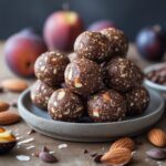 Plum Almond Protein Energy Balls
