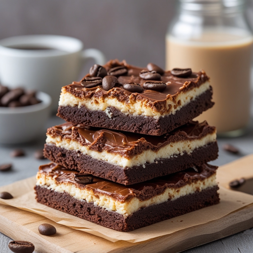 High Protein Coffee Fudge Cottage Cheese Brownies