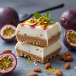 Passion Fruit Almond Protein Frozen Yogurt Bars