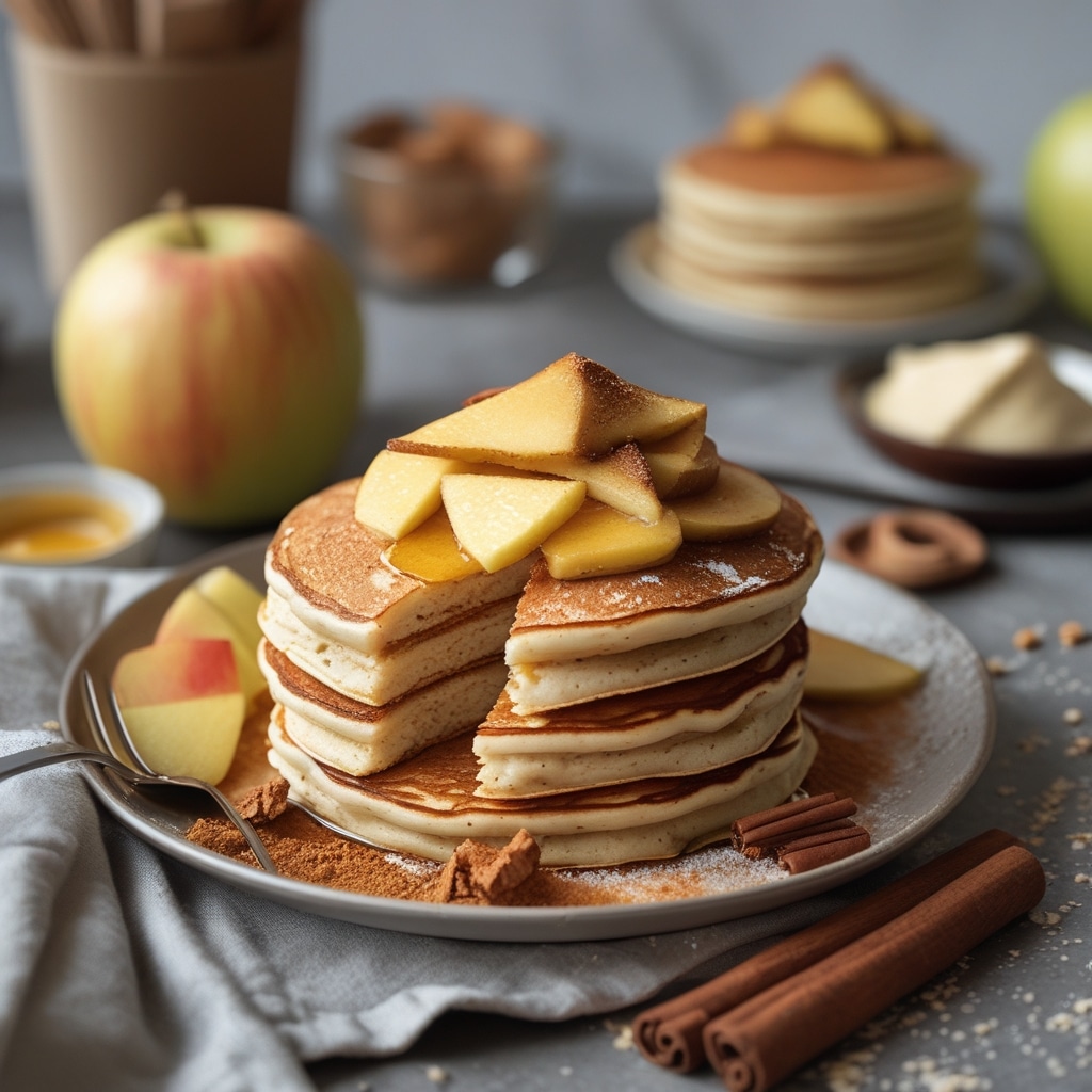 Easy Breakfast: Apple Cinnamon Pancakes Ready in 20 Minutes