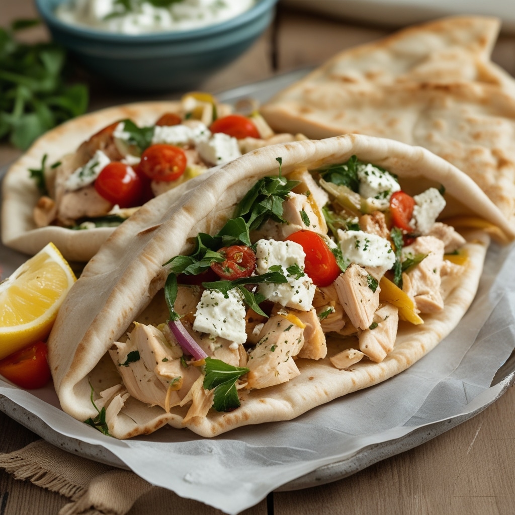 Greek Chicken Pita Recipe