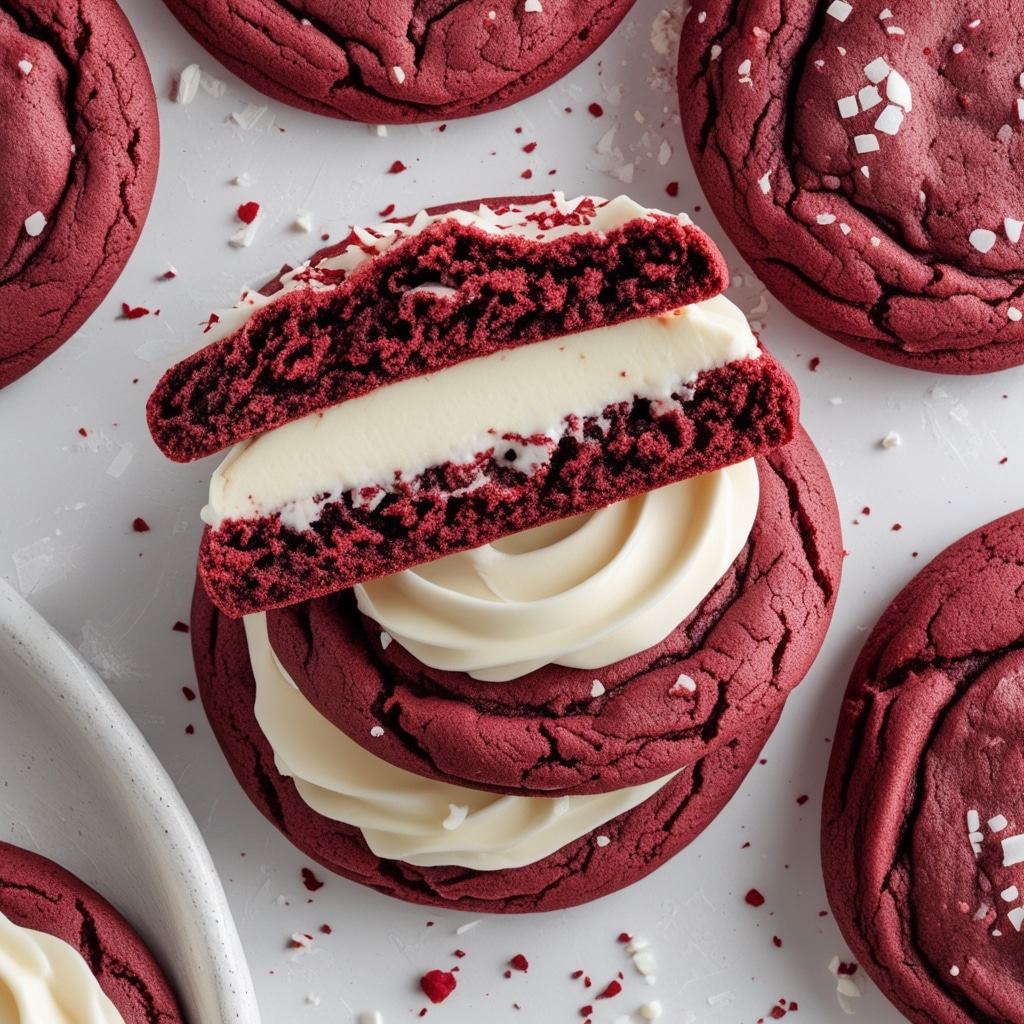 Easy Red Velvet Cookies Recipe with Cream Cheese Filling