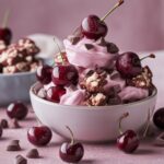 Dark Chocolate Cherry Frozen Yogurt Protein Clusters