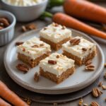 High Protein Carrot Cake Cottage Cheese Bars