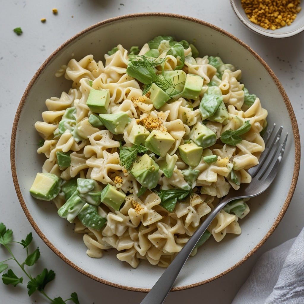 Creamy Avocado Pasta Salad Recipe