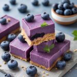 Blueberry Acai Protein Frozen Yogurt Bars