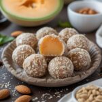 Cantaloupe Almond Protein Energy Bites
