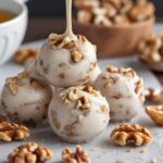 Honey Walnut Protein Frozen Yogurt Balls