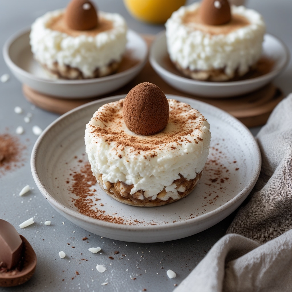 High Protein Tiramisu Cottage Cheese Cups