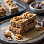 Walnut Date Protein Bars