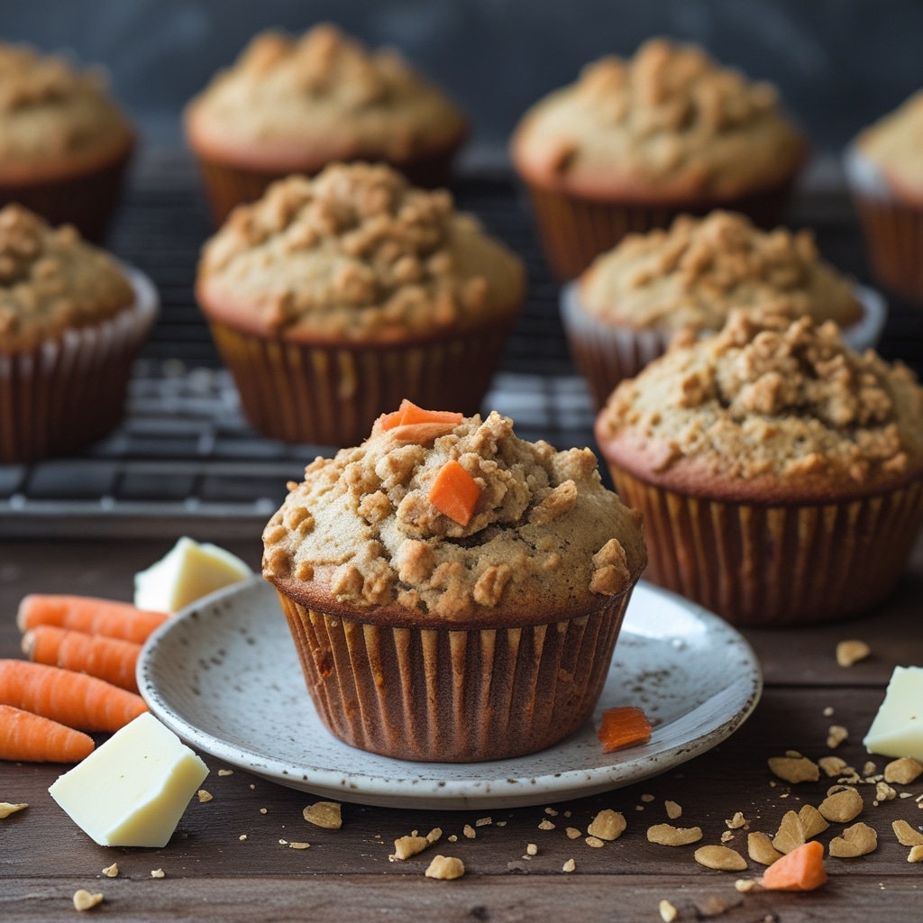 - High Protein Carrot Cake Cottage Cheese Muffins