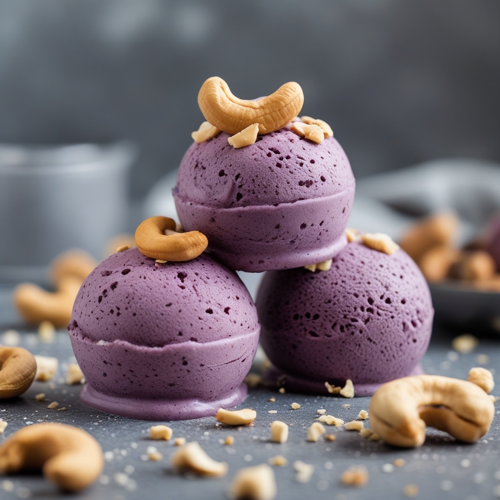 Acai Cashew Protein Frozen Yogurt Bites