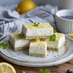 High Protein Lemon Poppy Seed Cottage Cheese Bars