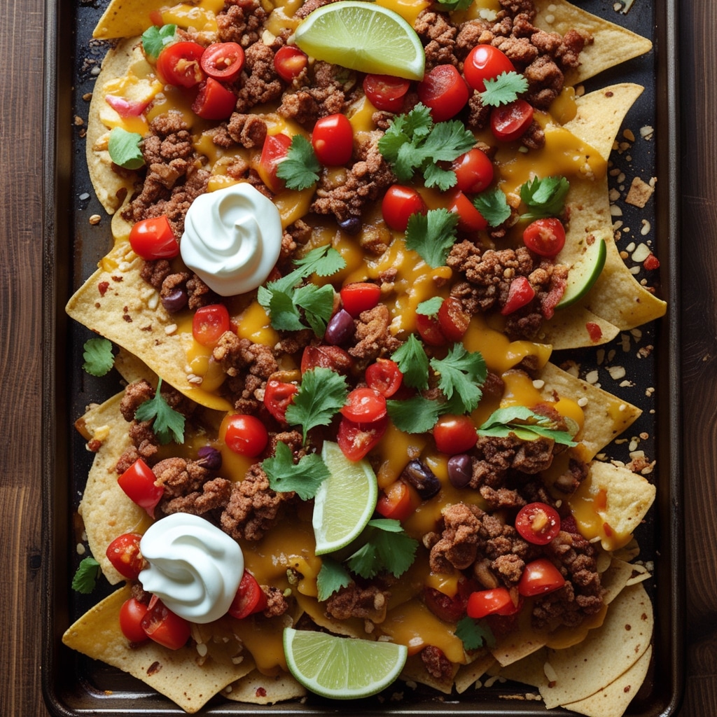Easy Sheet Pan Nachos Recipe Loaded with Your Favorite Toppings