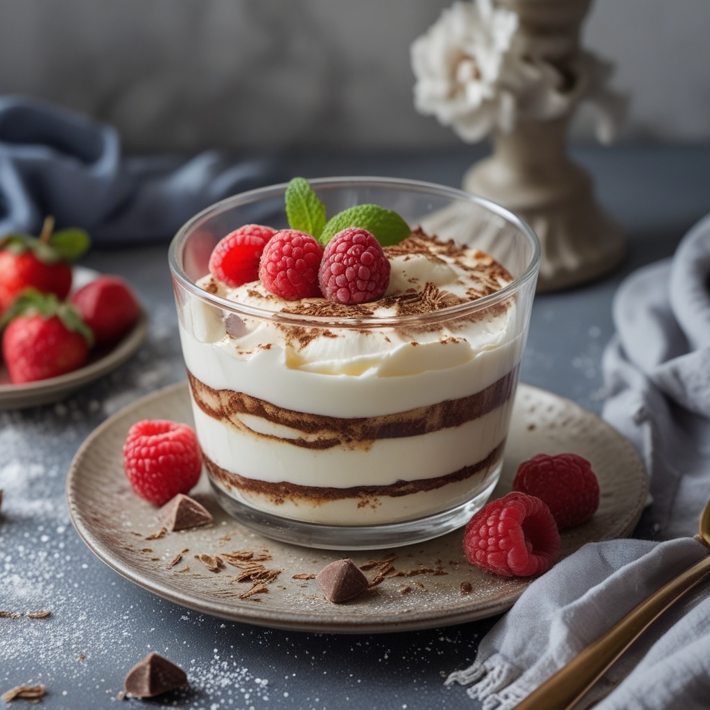 Greek Yogurt Tiramisu (No-Bake)