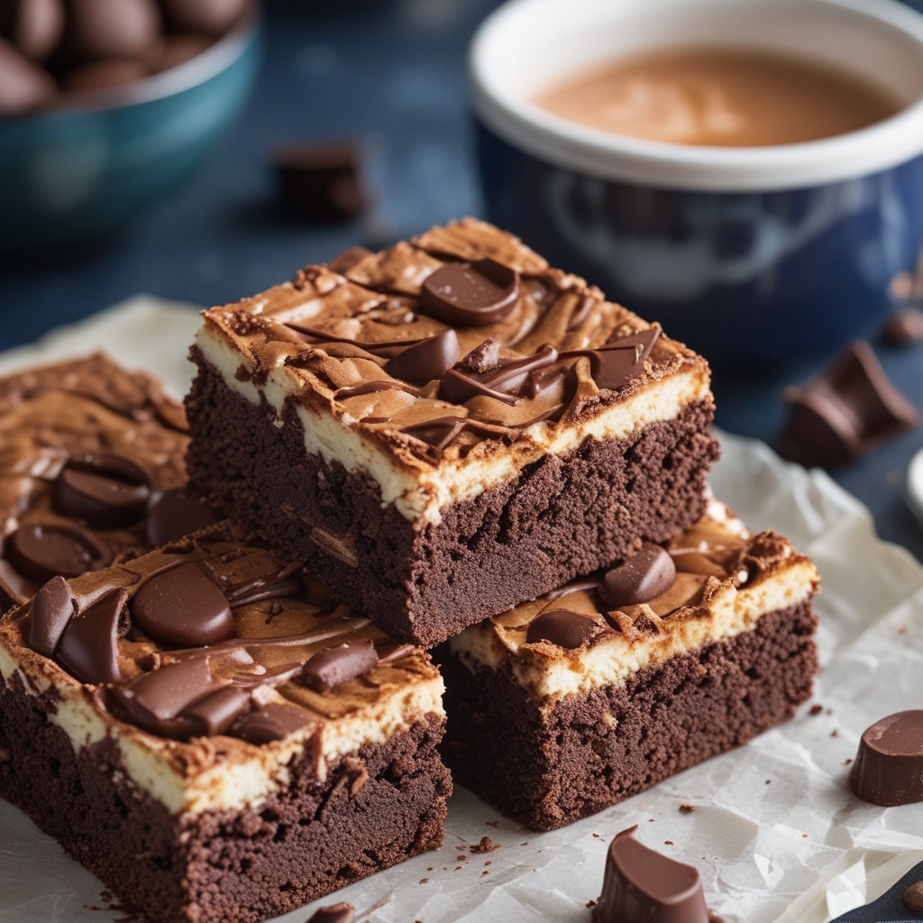 High Protein Espresso Chocolate Cottage Cheese Brownies