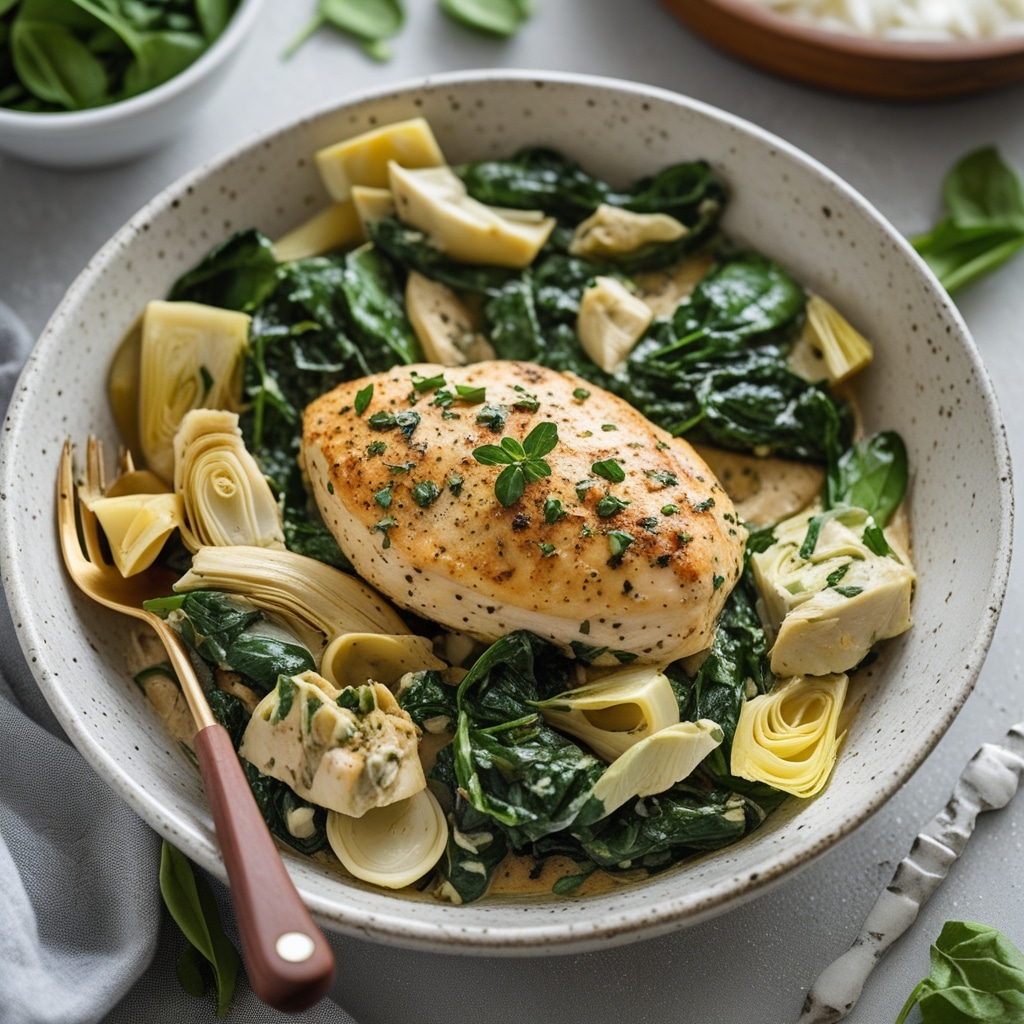 Easy Spinach Artichoke Chicken Recipe | Low-Carb Comfort Food